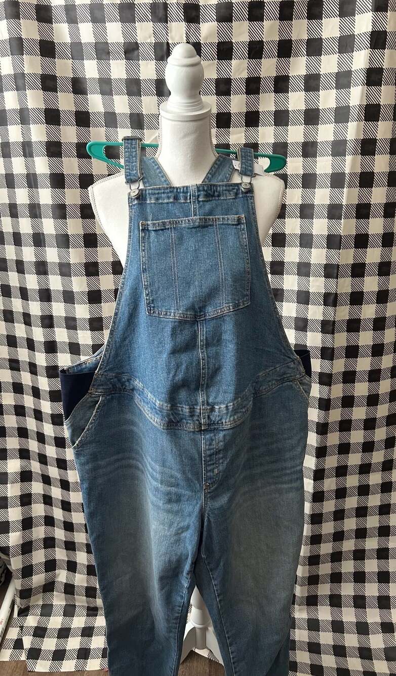 Old Navy Light Blue Denim Women's Bib Overalls